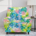 thumbnail image 2 of Kuiaobaty Monstera Pattern Recliner Chair Cover with Pocket Breathable Reclining Sofa Slipcover Washable Recliner Couch Cover Washable Reclining Slipcover for Living Room, 2 of 8