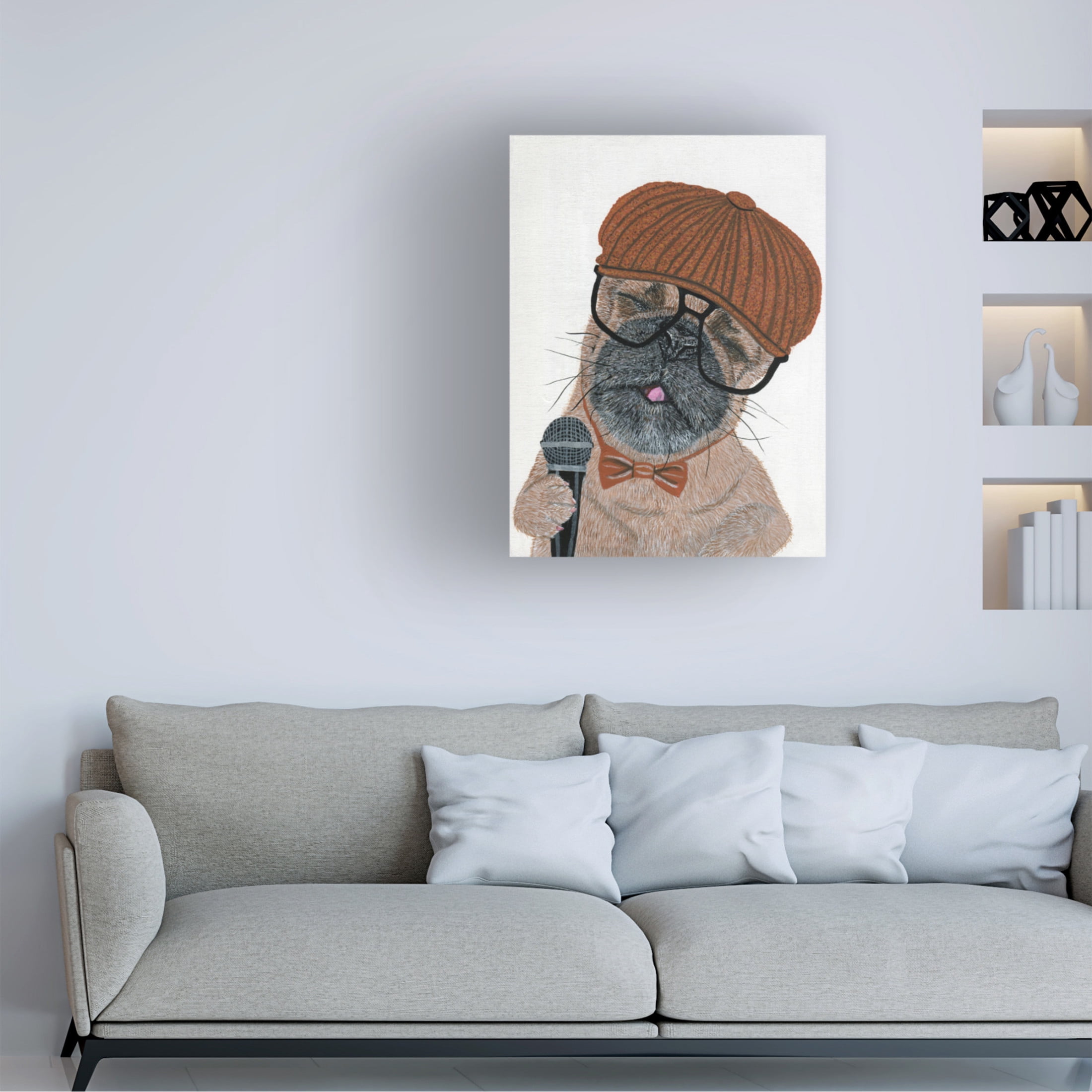 Canvas Wall Art - Melissa Symons 'The Song of His People' Wall Art for Living Room, Bedroom, or Office Décor by Trademark Fine Art - 14 x 19 Inches