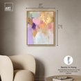 thumbnail image 5 of Canvas of Gold and Purple I Canvas Pastel Abstracts by Art Remedy, Gold Frame, 24" x 30", 5 of 7