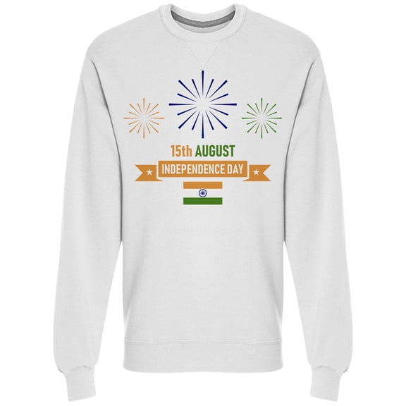 India Flag Independence Sweatshirt Men's -Image by Shutterstock