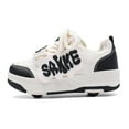 thumbnail image 4 of Kids Roller Shoes Sneakers with Wheels - Premium Sport Roller Skate Sneaker for Boys Girls Christmas Birthday Children Show Gift, 4 of 15