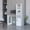 53#White, variant on DUOSONG Cecil Kitchen Island, 3-Tier Shelf, Manufactured Wood Top Multicolor Engineered Wood Furniture Dining Furniture Kitchen Islands & Carts