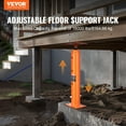 thumbnail image 2 of VEVOR Adjustable Floor Jack Post House Floor Leveling Lift 19"-36" Height Range, 2 of 9