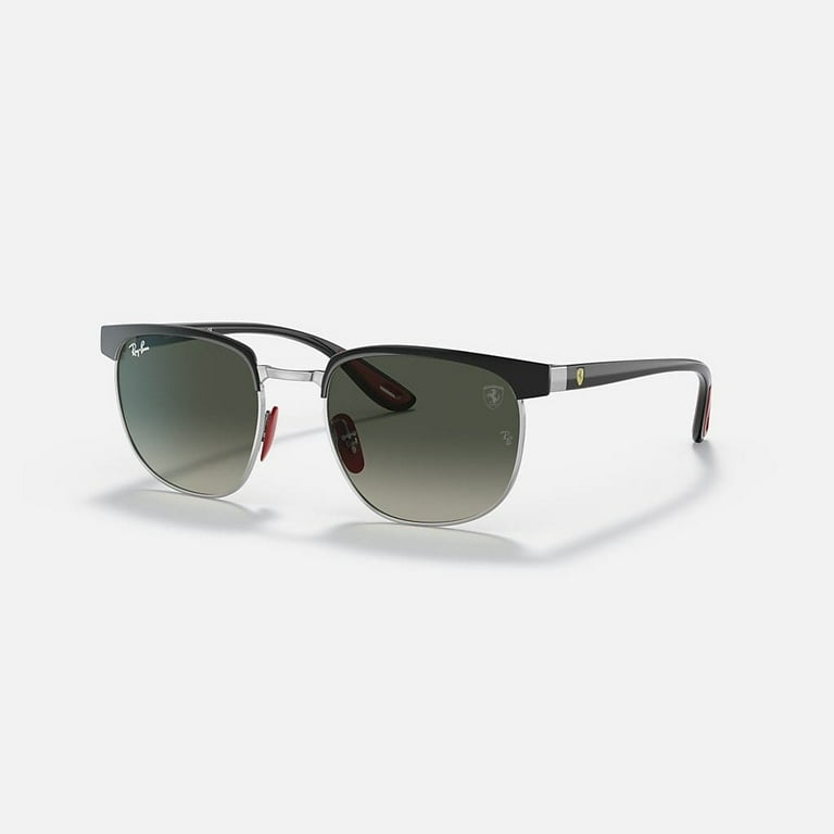 Ray Ban Scuderia Ferrari Grey Gradient Square Unisex Sunglasses