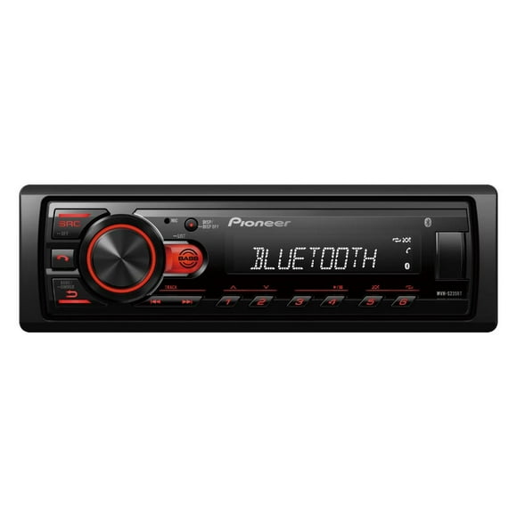 Autoestéreo un DIN MVH-S235BT PIONEER USB Bluetooth 50Wx4 Android