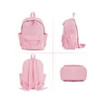 thumbnail image 4 of LAVA Large Capacity Backpack – Unisex Laptop Bag with Pockets for School & Travel(Pink), 4 of 7