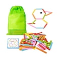 thumbnail image 4 of arctrm Bâtons de Popsicle Casse-Tête Fournitures d'Éducation Précoce Tri Unique Projets DIY, 4 of 10