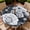 Black White Roses, variant on ARTSLION Round Outdoor Tablecloth For Up To 36in With Umbrella Hole & Zipper Waterproof Elastic Edge Fitted Table Cover Big Sunflower For Patio Picnic Party, Ocean Sunset