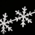 thumbnail image 3 of 10 metros de adornos de nieve de Navidad, decoraciones navideñas bordadas para manualidades navideñas Sunnimix Recortes, 3 of 8