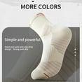 thumbnail image 3 of Hehanda 2 Pairs of Anti-Slip Shock-Absorbing Basketball Socks in Medium-High Thickened Sports Socks, 3 of 7