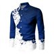 thumbnail image 1 of Camisa de hombre de lujo de alta calidad y moda para salidas diarias, camisa de tela elástica en cuatro direcciones de color rojo y morado con mangas largas y puños 2024, 1 of 6