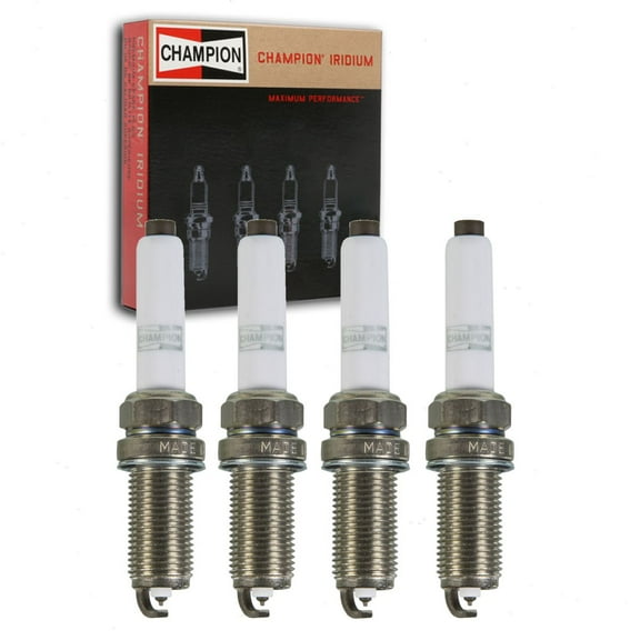 4 pc Champion Iridium Spark Plugs compatible with Volkswagen Jetta 1.8L 2.0L L4 2013-2018