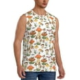 thumbnail image 2 of Balery Mushrooms Men's Sleeveless Muscle Shirts Workout Tank Top, Moisture Wicking, Odor Protection-3X-Large, 2 of 8
