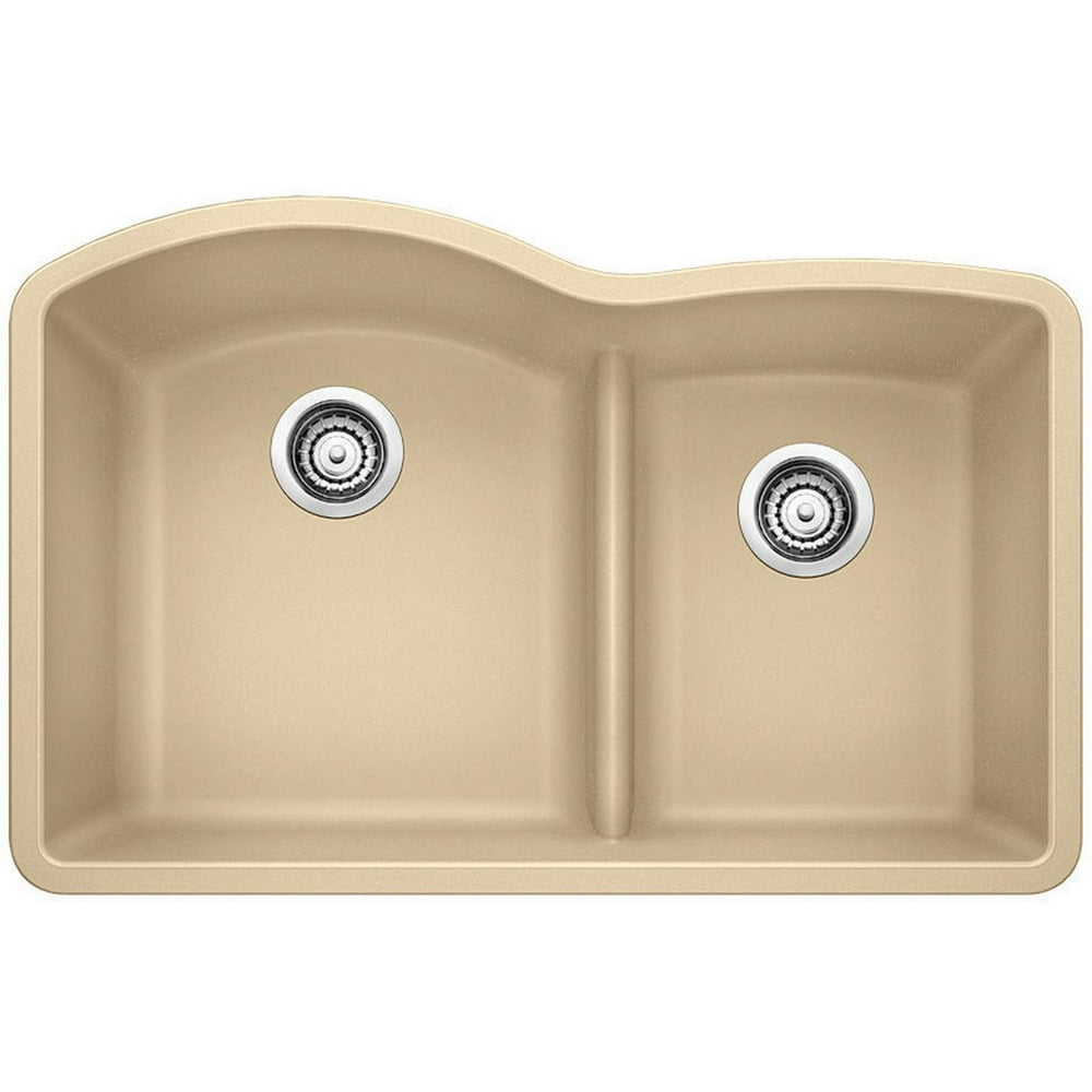BLANCO DIAMOND 1.75 Low Divide Undermount - Biscotti - Walmart.com