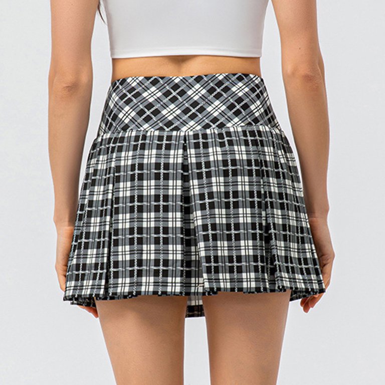 TRIPP NYC - PLEATED SKIRT GREEN PLAID