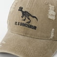 thumbnail image 5 of newwalpole Embroidered Baseball Caps for Boys Girls Khaki for Size 3-8 Years, 5 of 7