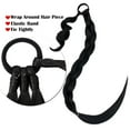 thumbnail image 5 of SEGO Real Long Braided Ponytail Hair Extensions as Human Straight Wrap Around Pony Tail Natural Soft Synthetic Hair Piece for Women, 5 of 9