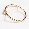 thumbnail image 3 of 1.5mm Twisted Rope Silver/Gold/Rose Gold Cz Band 925 Silver Women Ring Sz 4-9.5, 3 of 5