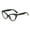 Black, variant on Fashion Black Thick Oversized Cat Eye Reading Glasses 3.00 for Women, Classic Anti-blue Light Readers Presbyopic Glasses +3.00 Strength