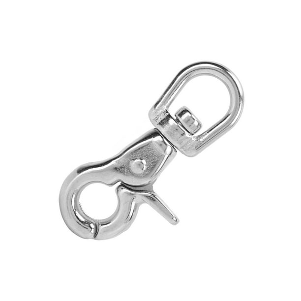 LHCER Snap Hooks With Trigger Snap,Trigger Snap Hook For Dog Leash,65mm  Stainless Steel Lobster Claw Clasps Swivel Clasps Lanyard Snap Hooks With  Trigger Snap For Keychain Dog Leash DIY Bags 