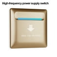 thumbnail image 1 of Card Power Switch Energy Saving Wall Access Control Switch 13.56Mhz Hotel Switch Gold, 1 of 9