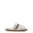 thumbnail image 5 of Dearfoams Cozy Comfort Women's Tipped Teddy Slide Slippers, 5 of 8