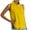 Yellow, variant on GigrtiJin Women's Tank Tops Loose Sleeveless Shirt Elegant Mock Neck Comfort Solid Color Formal Suit Top Blouses