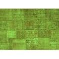 thumbnail image 1 of Ahgly Company Indoor Rectangle Patchwork Green Transitional Area Rugs, 6' x 9', 1 of 1