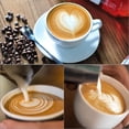thumbnail image 2 of Graflsoa L-BEANS 600ml Silver Stainless Steel Coffee Art Pitcher with Temperature Indicator, Non-Slip Base, and Ergonomic Handle for Perfect Latte Creations, 2 of 6
