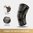 thumbnail image 2 of Camineta La Rodilla Protector Brace Sin Deslizamiento para El Entrenamiento Ejercicios, 2 of 9