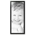 thumbnail image 2 of ArtToFrames 18" x 44" Black Engraved Edges Picture Frame, 18x44 inch Black Wood Poster Frame (WOM-4055), 2 of 8