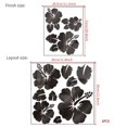 thumbnail image 2 of 3D Acrylic Mirror Floral Wall Sticker, Family Wall Decals, Adhesive Removable Silver Mirrors Decal,3D Flower Pattern Mirrors Wall Sticker Living Room Wall Decor Sticker, 2 of 2