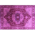 thumbnail image 1 of Ahgly Company Indoor Rectangle Persian Purple Traditional Area Rugs, 6' x 9', 1 of 4