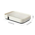 thumbnail image 2 of Nkmbld Bar Soap Holder Dish with Lid, Quality Soap Tray Shatterproof Soap Container for Camping, Gym, Bathroom,Kitchen,Dormitory,Hotel, White, 2 of 8