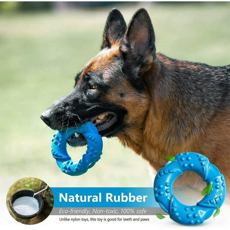 MONDOTOY Tough Dog Toys for Aggressive Chewers Large Medium Breed,  Indestructible Interactive Treat Toys, Food Grade Durable Dog Chew Toys for