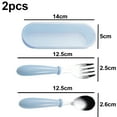 thumbnail image 2 of Child and Toddler Flatware - Kids Utensil Set - Metal Kids Cutlery Set, 2 of 5