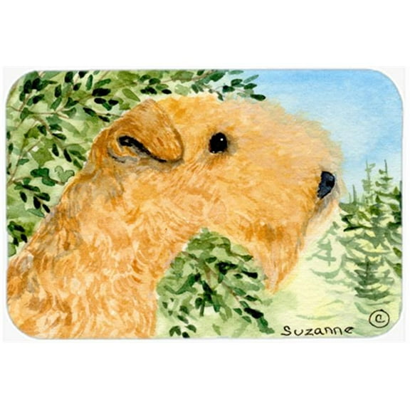 Caroline's Treasures Lakeland Terrier Glass Cutting Board Large