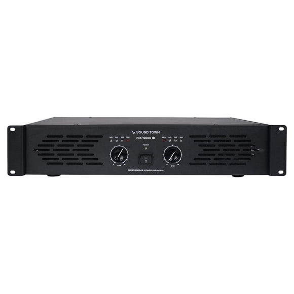 Sound Town Professional Dual-Canal, 2 x 1560 W a 4 ohmios, amplificador de potencia de salida máxima