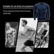 thumbnail image 2 of sweethay Ropa interior térmica para hombre, medias elásticas deportivas de secado rápido, para esquiar, correr, capas Base cálidas, ropa deportiva de Camisetas XL Azul marino sweethay AP013385-18, 2 of 6