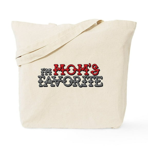 CafePress - I'm Mom's Favorite Tote Bag - Unisex Canvas Tote Bag, Beige, 1-Piece