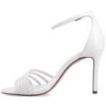 thumbnail image 2 of Journee Women's Fecility Metallic Ankle Open Toe Stiletto Pumps, 2 of 9