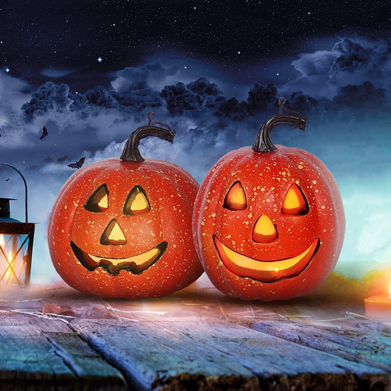 Glowing DIY Halloween Lantern Crafts and Luminary Ideas Handmade fall/Halloween Lantern with lights main image 1