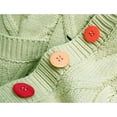 thumbnail image 2 of Womens Open Front Cardigan Cable Knit Long Sleeve Button Down Embroidery Cardigan Sweaters, 2 of 3