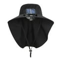 thumbnail image 2 of Solar Fan Hat - Wide Brim Sun Hat with Solar Powered Cooling Fan for Outdoor Activities - UV Protection Fishing, Hiking, Camping Hat for Men & Women, 2 of 4