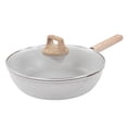 thumbnail image 3 of Frying Pan, Pancake Frying Pan Nonstick Large Capacity With Lid For Kitchen, 3 of 8