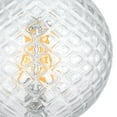 thumbnail image 4 of Westinghouse Lighting 5268020 5.5 Watt (40 Watt Equivalent) Cut Glass G25 Dimmable Clear Filament LED Light Bulb, Medium Base, 6 Pack, 4 of 5