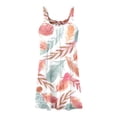 thumbnail image 4 of FVWITLYH Robe Cocktail Femme Robe de Plage Couleur Unie Sans Manches Dos Nu Camisole Mini Robe d'Été de Fête Marine,P, 4 of 5