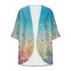 thumbnail image 4 of Cárdigan de manga larga para mujer, blusa informal estampada con bolsillo, abrigo tipo cárdigan para mujer, 4 of 5