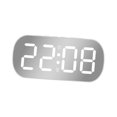 thumbnail image 2 of Reloj despertador digital Reloj electrónico con pantalla de temperatura Reloj digital Reloj de mesa pequeño para personas con sueño ligero LED Macarena despertador digital, 2 of 8