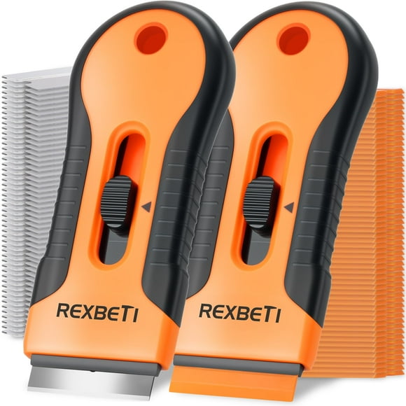 Herramienta raspadora con cuchilla REXBETI, 2 unidades con 80 hojas
